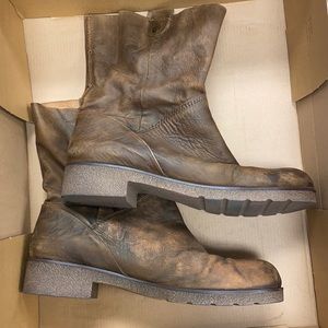 Nine West short leather boots